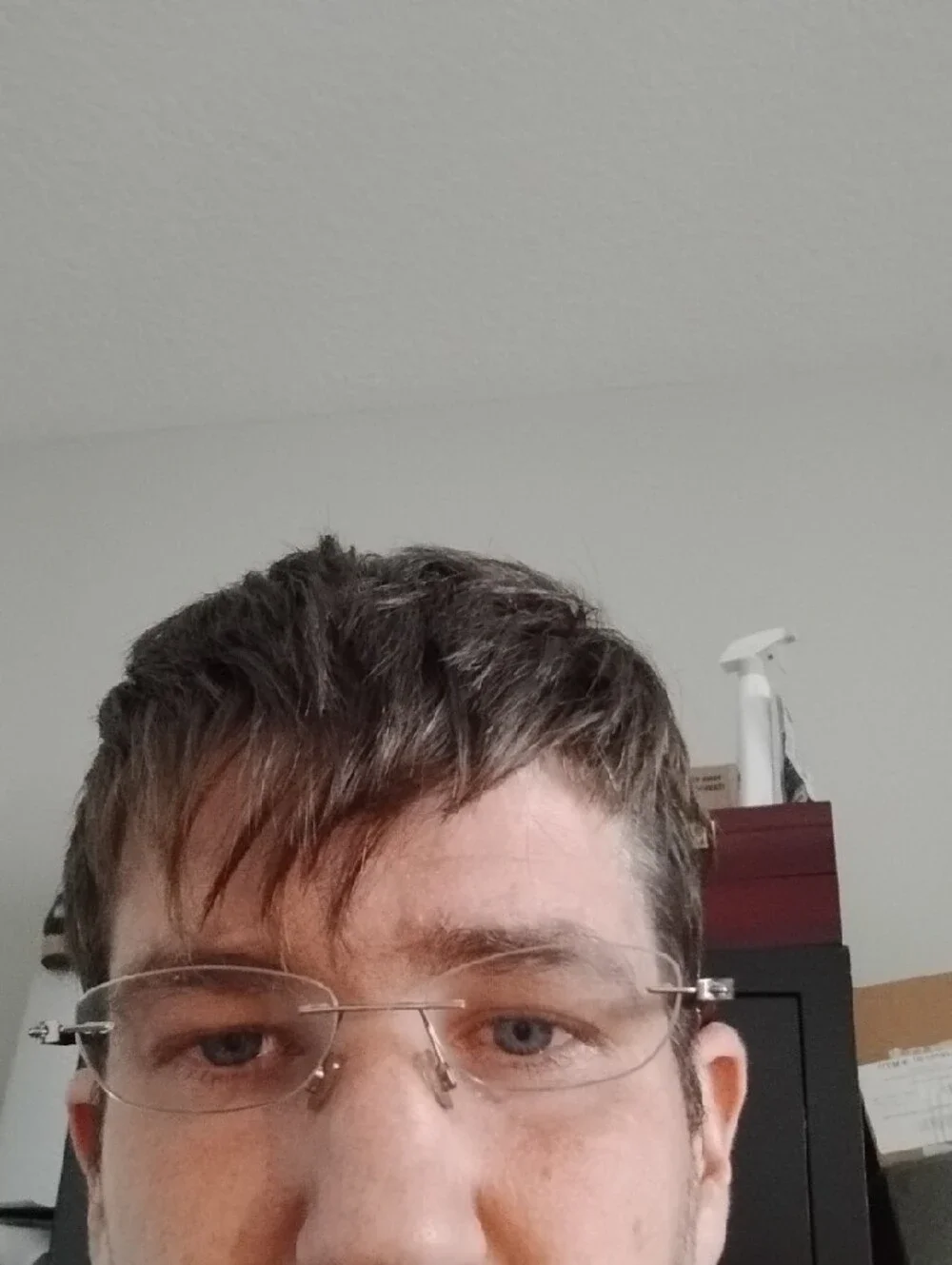 Rimless Reading Glasses with Pink Temple Tips